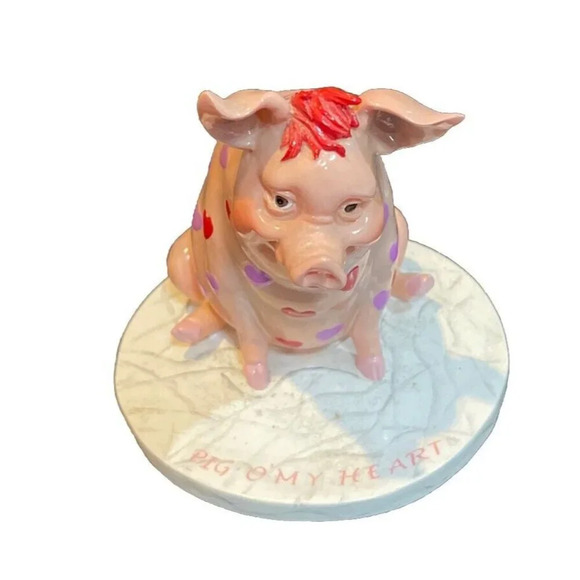 Pig O My Heart Invasion Collectible‎ Figurine Farm Anthropomorphic Decor 2001 - Picture 1 of 7
